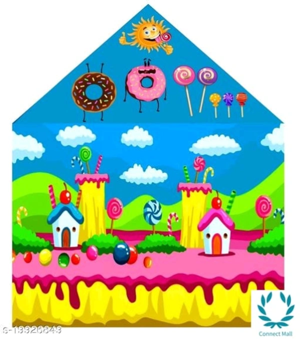  Studio Circus House Kids Tent - Free Size, Blue, Poly Cotton, Tent, MultiPack :1